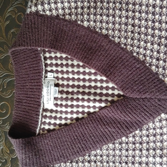 3/$60 Lili Sidonio Knitted Vest Sz Lg - Picture 2 of 5